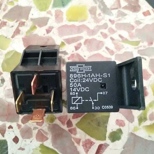 2PCS Power Relay 4Pin 50A   896H-1AH-S1 24VDC 896H-1AH-C1 24VDC