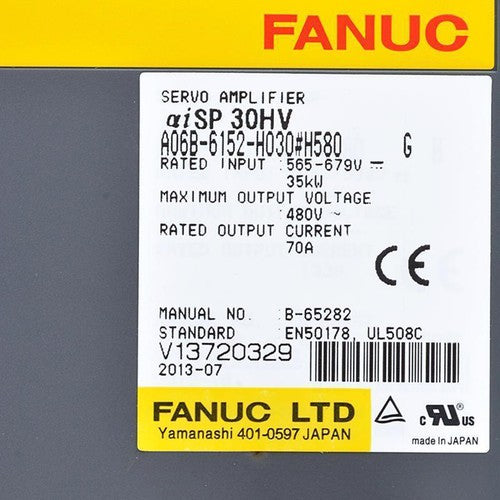 For FANUC A06B-6152-H030#H580  Servo Drive Free Shipping