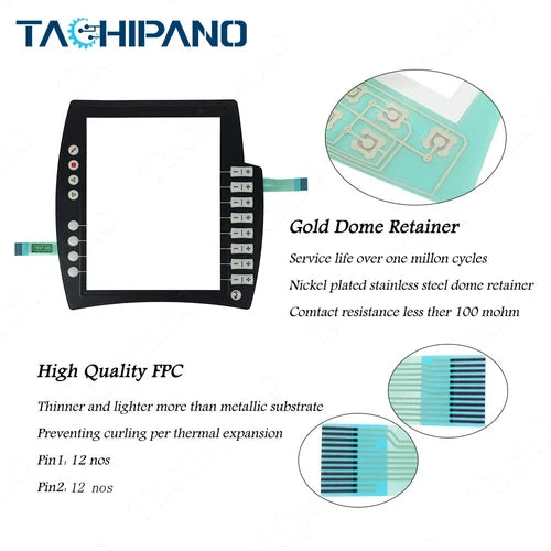 1SET  Touch Screen for  KR C4 00-189-002 with Membrane Keypad KRC4 00-189-002