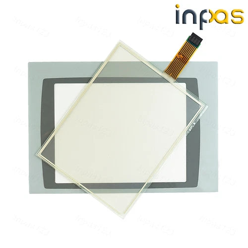 1SET FOR  Touch panel with Overlay 2711P-T10C4D8 2711P-T10C4A8 2711P-T10C10D6