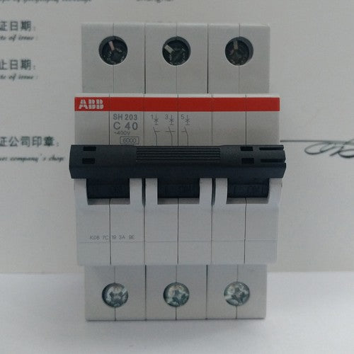 one  ABB Miniature Circuit Breaker Air Switch SH203-C40 3P40A Free shipping