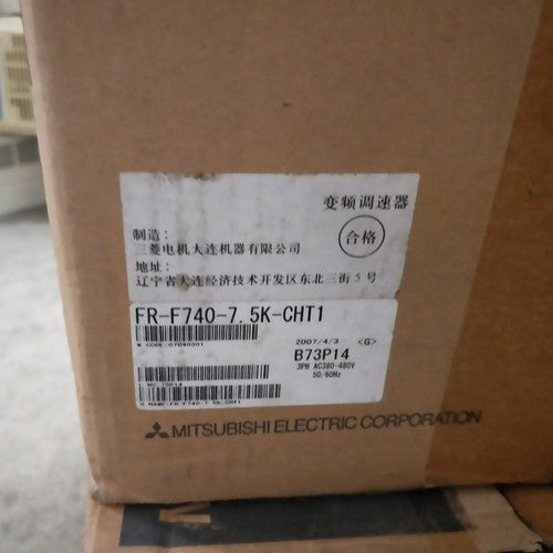 Mitsubishi in box inverter FR-F740-7.5K-CHT1 7.5KW 1 year warranty