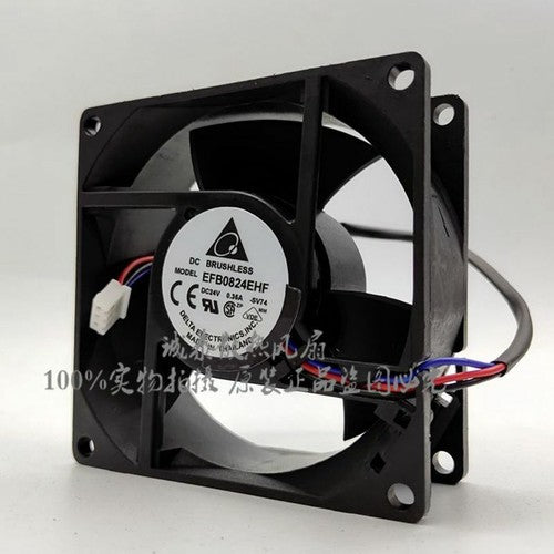 1 PCS DELTA Fan EFB0824EHF 24V 0.35A 8032 80*32MM 3 Pin inverter cooling fan