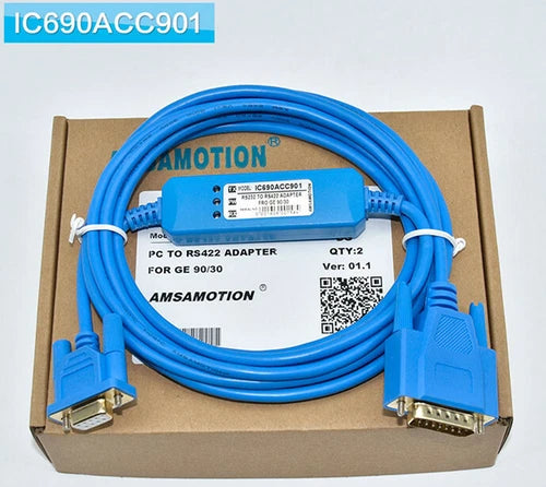 1PC For  GE90-70 90-30 Series PLC Programming Cable   IC690ACC901