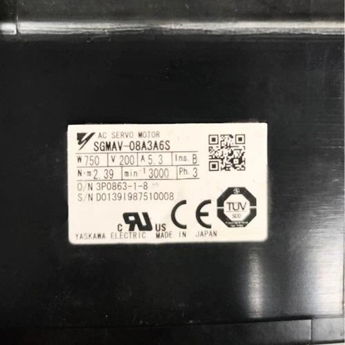 SGMAV-08A3A6S  YASKAWA SGMAV08A3A6S Servo Motor