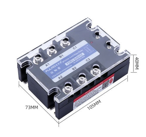 FULRD Three-phase Solid State Relay FDR3-D4840Z 40A DC-AC 24-480VAC 3-36VDC
