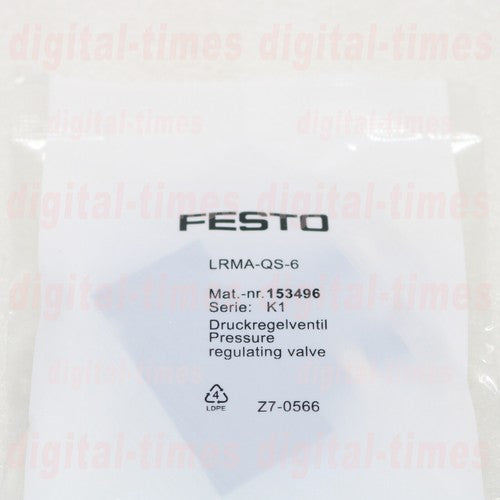 1PC  FESTO Pressure regulating valve LRMA-QS-6 153496 Fast Ship#LJ