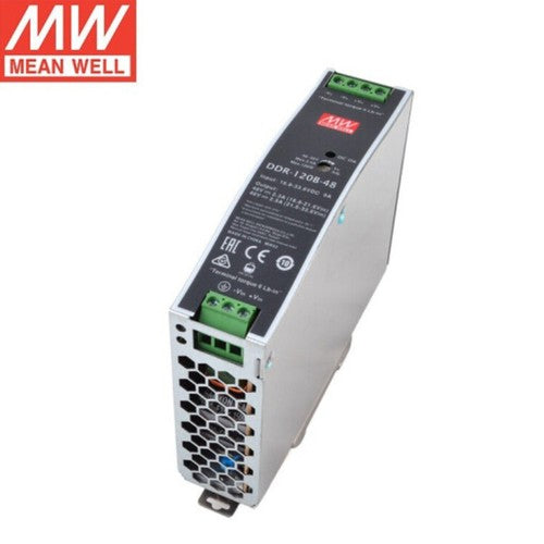 Mean Well Switching Power Supply DDR-120A/B/C/D 120W 12/24/48V DC to DC Rail Typ