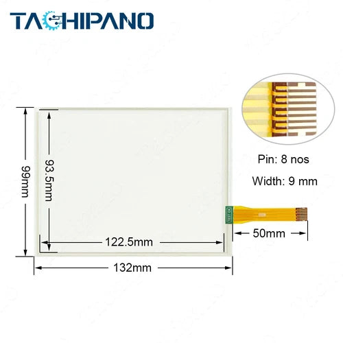 1SET  for XBTGT2220 XBTGT2110 PANEL Glass with Protective Film Touch Screen