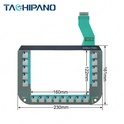 for 6AV6 645-0CC01-0AX0 + Keypad Keyboard 6AV6645-0CC01-0AX0 Touch Screen Panel