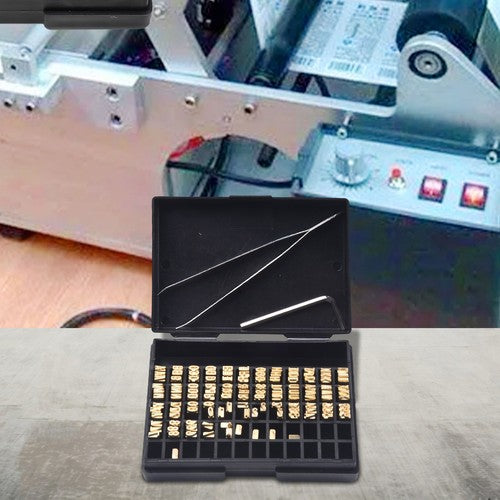 Hot Stamp Word Grain Copper Letter Coding Machine For Labeling Machine