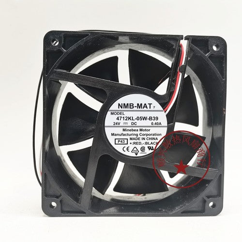 1 PCS NMB Fan 4712KL-05W-B39 DC24V 0.4A 12038 12cm 3 wire cooling fan