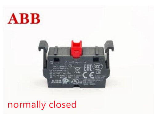 1PC  ABB Button Switch MP1-41R-11 1NO+1NC Self Reset Red