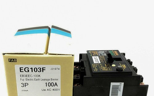 One  Leakage Circuit Breaker For FUJI EG103F 3P 100A Free Shipping
