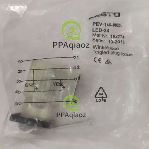 FESTO PEV-1/4-WD-LED-24 164274 1PC  Plug Socket Free Shipping