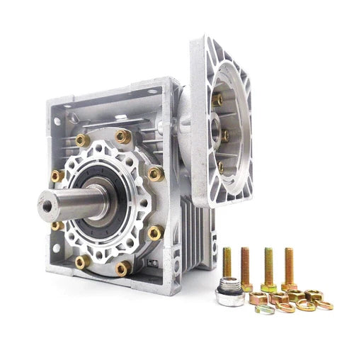 1PC NMRV075 NEMA42/52 Ratio 10 15 20 25 30 40 50 60 80 100:1 Gear Speed Reducer