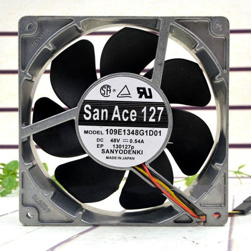 One For SANYO  109E1348G1D01 San Ace127 48V 0.54A cooling fan Free Shipping