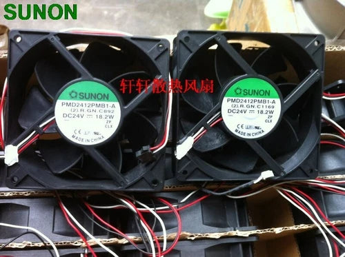 1PC For  18.2W server inverter cooling fan PMD2412PMB1-A 12CM 24v