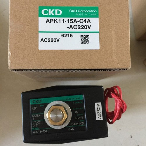 One For CKD  APK11-15A-C4A-AC220V Solenoid Valve In Box Free Shipping