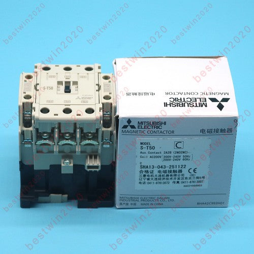 ONE  Mitsubishi IN BOX Magnetic Contactor S-T50 AC200V free shipping