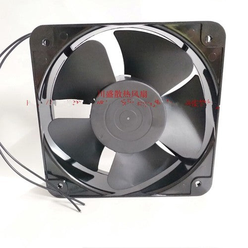 1 PCS FENGHAO Fan FH20060A2HBL 220/240V 0.38A 20060 20CM 2 WIRE Aluminum frame