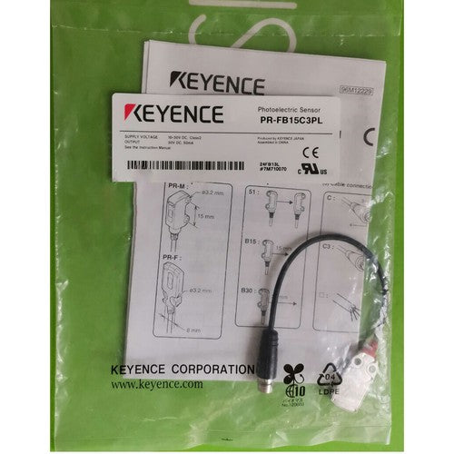 Keyence PR-FB15C3PL Photoelectric Sensor  spot stock