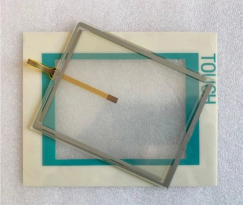 1SET  Touch Screen Glass + Protective Film fit For   6AV6642-0BC01-1AX1