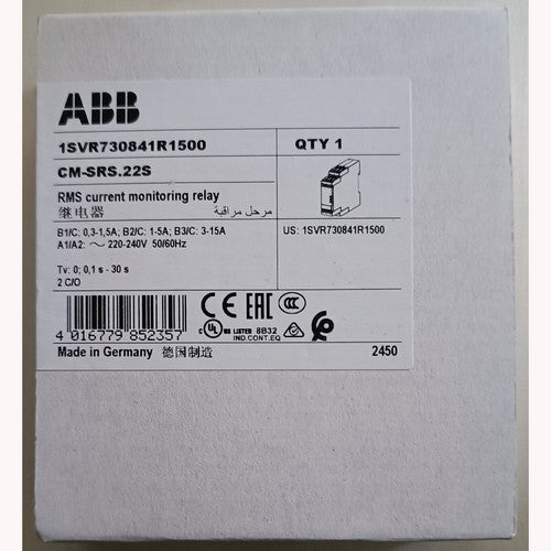 one  ABB Time Relay CM-SRS.22S 2C/O AC220-240V Free ship