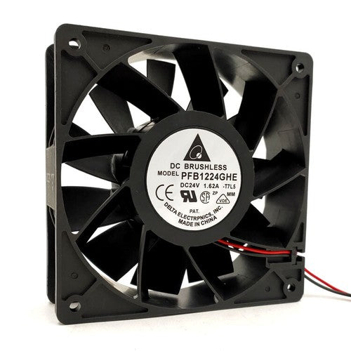 1 PCS Delta Fan PFB1224GHE DC24V 1.62A 12038 12CM 2 wire inverter cooling fan