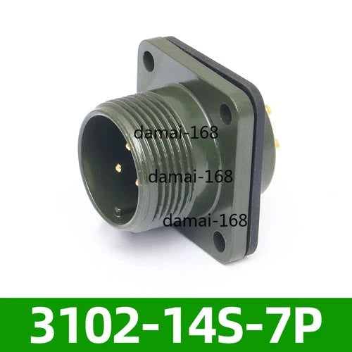 QTY:1 for  3pin Servo Connector Ation Plug MS3106A14S-7S MS3102A14S-7P
