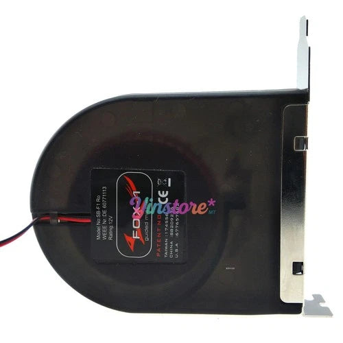 1x 42CFM PCI Slot Fan PC System Heat Air Exhaust Cooling 4-pin Power 12V 2200rpm