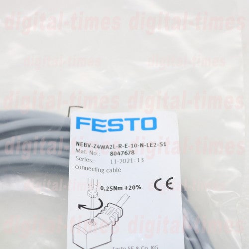 1PC  FESTO NEBV-Z4WA2L-R-E-10-N-LE2-S1 Connecting Cable 8047678 #LJ