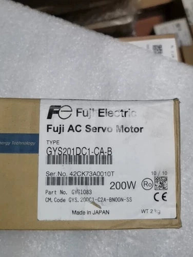 1PC  Fuji GYS201DC1-CA-B Servo Motor ping GYS201DC1CAB#P