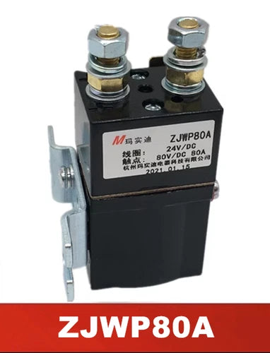 1Pcs  electric pallet forklift DC contactor 24V 48V 72V ZJWP80A