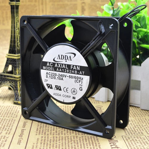 1PC 2Wire Cooling Fan    AA1282HB-AT 1238 AC220V 0.12/0.10A 12CM