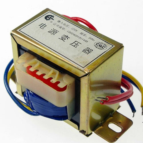 Vertical Mount Electric Power Transformer 6-24V 20W EI Ferrite Core In 220V 50Hz