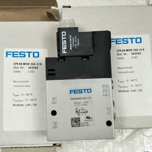 1PC Festo CPE18-M1H-3GL-1-4 163141  Solenoid Valve Free Shipping