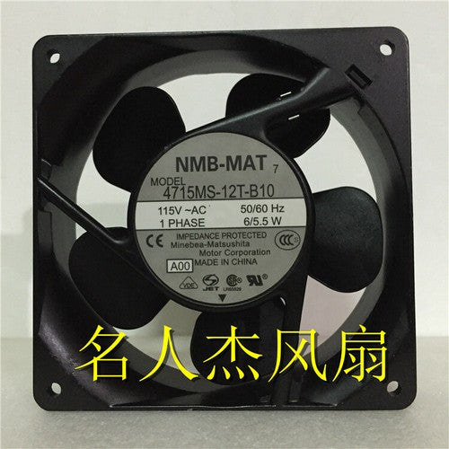 1 PCS NMB FAN 4715MS-12T-B10 AC 115V AC 6/5.5W 12038 12CM