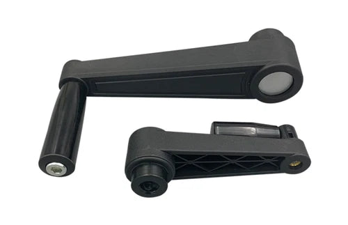 10X80mm Nylon Revolving Crank Handle with Round or Square Installation Hole