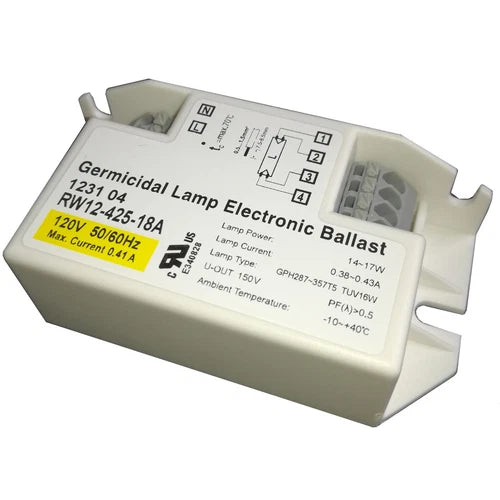 RW12-425-18A 120V Germicidal UV Lamp Electronic Ballasts for Lighting TUV16W