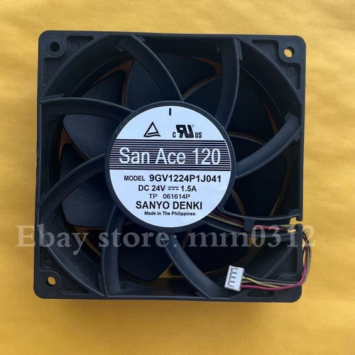 1X   4-wire inverter cooling fan 9GV1224P1J041 24V 1.5A 12038 12CM