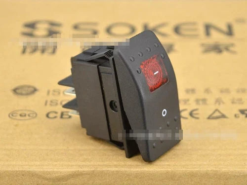 2pcs   4 Pins Rocker Switch red lights   RK1-06 OFF/ON 16A 250V