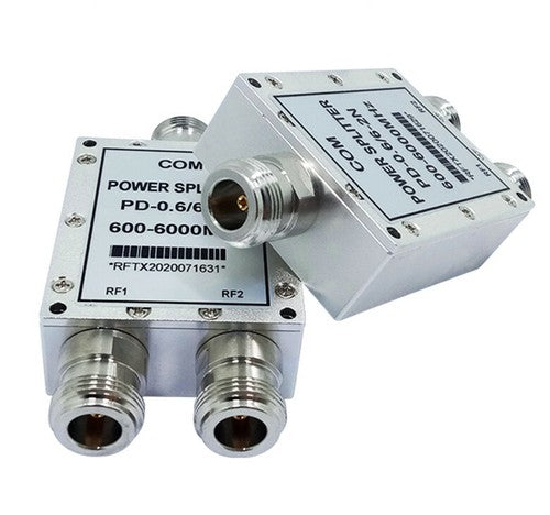 1/2 N Type RF Splitter 0.6-6G Combiner 2.4 5.8G Full Band Power Splitter