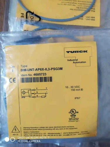 1PC  Proximity Switch BIMUNTAP6X03PSG3M   BIM-UNT-AP6X-0,3-PSG3M 4685723