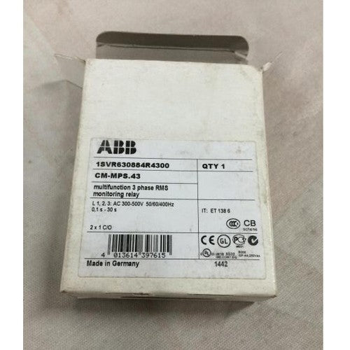 1pc  Abb CM-MPS.43 Electromagnetic Relay in box Free shipp