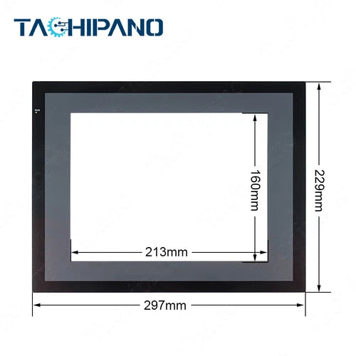 QTY:1 Touch Screen Panel for NS10-TV00B-V2 with Overlay NS10-TV00B NS10-TV00B-V1