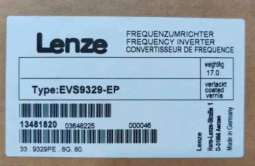EVS9329-EP IPCS  Sealed  Lenze EVS9329-EP Servo Inverter
