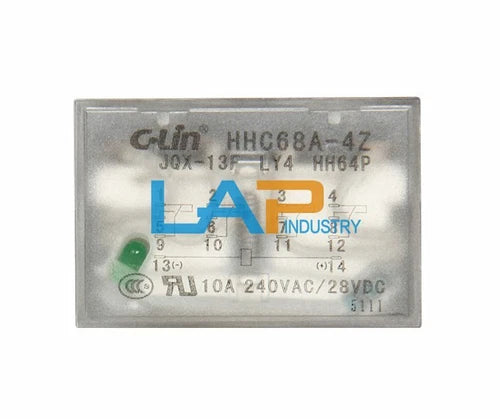2PCS   For   HHC68A-4Z =HHC68AL-4Z DC24V Small Intermediate Relay