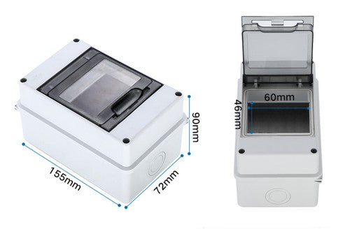 Plastic Distribution Box Circuit Breaker Switch Box Electrical Box Waterproof