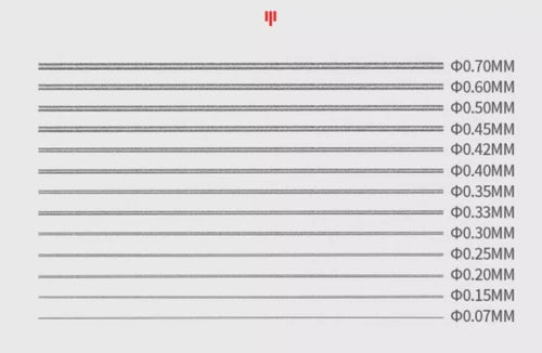 0.12~0.45 500meters Fine Diamond Cutting Wire Saw Blade Jade Metal Cutting Tools